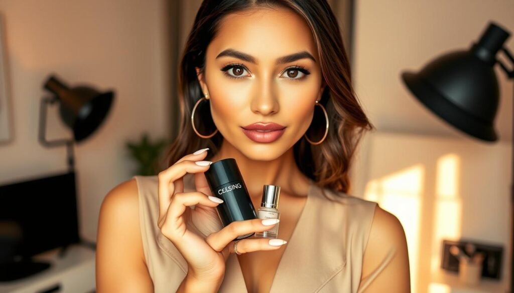 Influencer kecantikan menggunakan media sosial untuk promosi