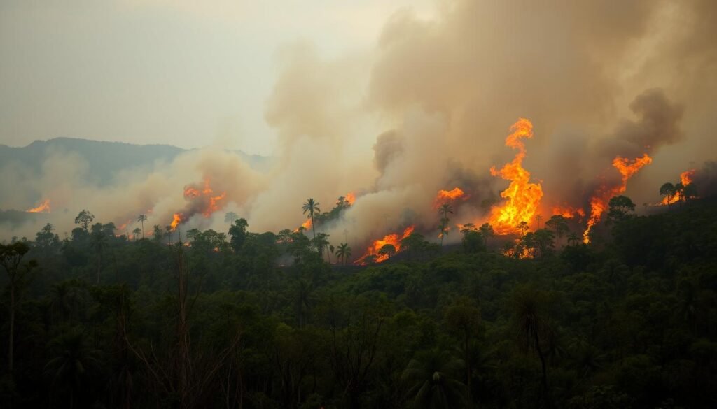 Polisi Buru Pelaku Pembakaran Hutan di Riau yang Merusak Ekosistem