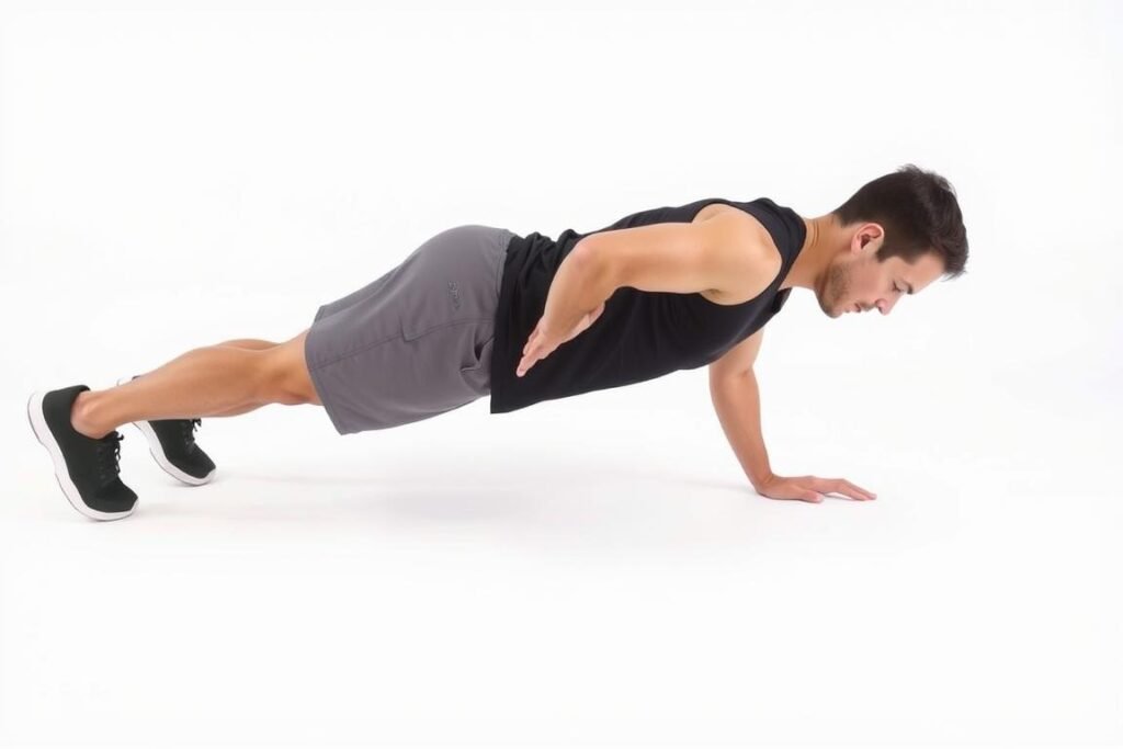 Teknik push-up yang benar untuk latihan dada Teknik push-up yang benar untuk latihan dada