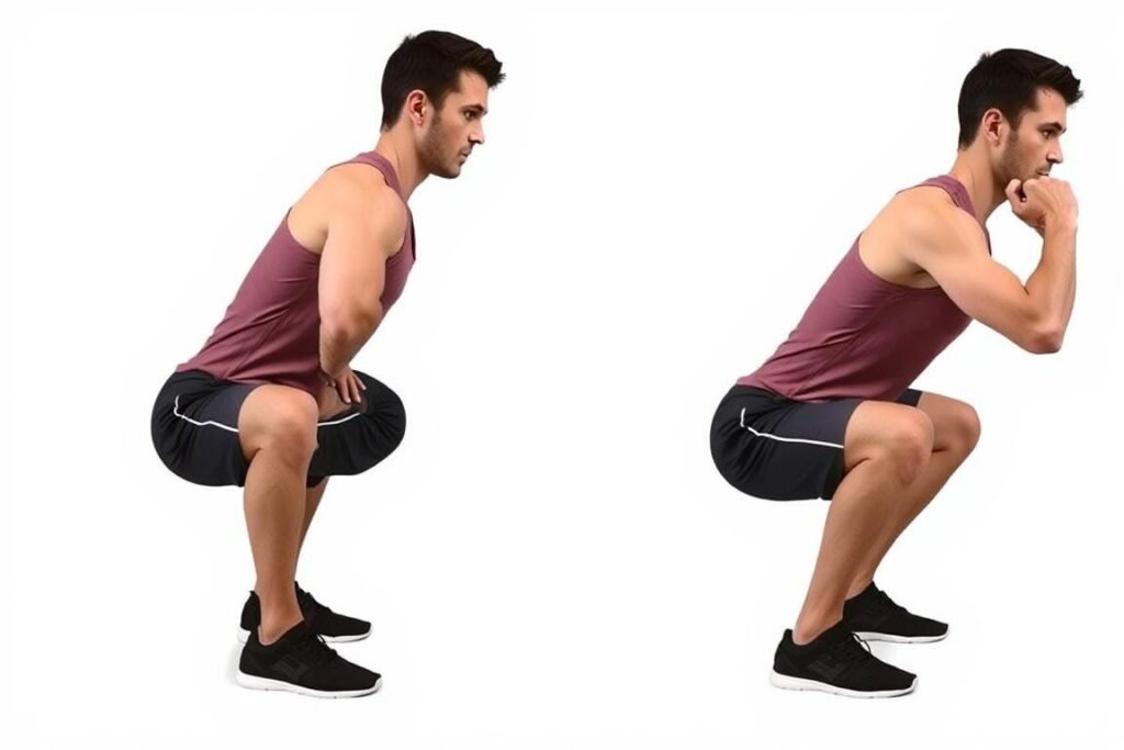 Teknik squat yang benar untuk latihan kekuatan Teknik squat yang benar untuk latihan kekuatan